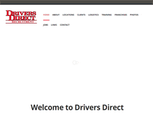 Tablet Screenshot of driversdirect.co.uk